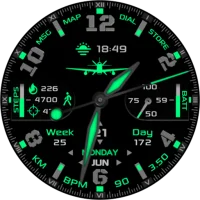 Aviator's Watchface Wear OS 4+